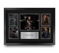 HWC Trading Jon Bernthal Punisher Gifts Printed Signed Autograph Presentation Photo Montage Display for TV Show Fans - A3 Framed