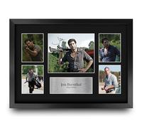 HWC Trading Jon Bernthal The Walking Dead Gifts Printed Signed Autograph Presentation Photo Montage Display for TV Show Fans - A3 Framed