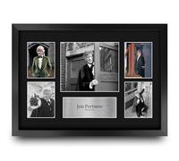 HWC Trading Jon Pertwee Doctor Who Gifts Printed Signed Autograph Presentation Photo Montage Display for TV Show Fans - A3 Framed