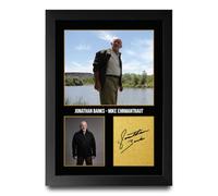 HWC Trading Jonathan Banks Breaking Bad Mike Ehrmantraut Gifts Printed Signed Autograph Picture for TV Show Fans - A4 Framed Print (ID-005781)