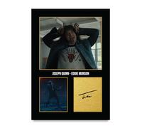 HWC Trading Joseph Quinn Stranger Things Eddie Munson Gifts Printed Signed Autograph Picture for TV Show Fans - A4 Print Only (ID-005197)