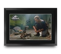 HWC Trading Jurassic World 2 Scene 1 Gifts Printed Signed Autograph Picture for Movie Memorabilia Fans - A3 Framed