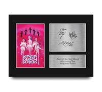 HWC Trading K-Pop Demon Hunters Arden Cho, May Hong & Ji-young Yoo Gifts Printed Poster Signed Autograph Picture for Movie Memorabilia Fans - A4