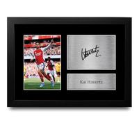 HWC Trading Kai Havertz Arsenal Printed Memorabilia Signed Autograph Photograph Display for Football Fans and Supporters - A4 Framed