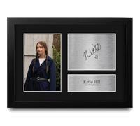 HWC Trading Katie Hill Emmerdale Sarah Sugden Jr. Gifts Printed Signed Autograph Picture for TV Show Fans - A4 Framed