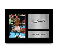 HWC Trading Lennox Lewis Signed A4 Printed Autograph Boxing Print Photo Picture Display