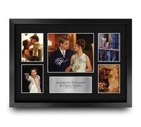 HWC Trading Leonardo DiCaprio & Claire Danes Romeo & Juliet Gifts Printed Signed Autograph Picture Display for Movie Memorabilia Fans - A3 Framed