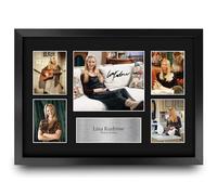 HWC Trading Lisa Kudrow Friends Gifts Printed Signed Autograph Presentation Photo Montage Display for TV Show Fans - A3 Framed