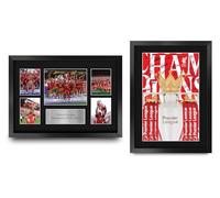 HWC Trading Liverpool 2024/2025 Champs Collection Printed Memorabilia Signed Autograph Photograph Display for Football Fans and Supporters - A3 Framed