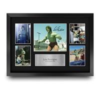 HWC Trading Lou Ferrigno The Incredible Hulk Gifts Printed Signed Autograph Picture Display for Movie Memorabilia Fans - A3 Framed