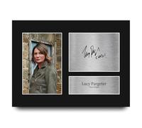HWC Trading Lucy Pargeter Emmerdale Chas Dingle Gifts Printed Signed Autograph Picture for TV Show Fans - A4