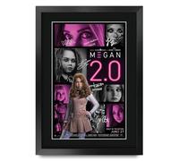 HWC Trading M3GAN Megan 2.0 2025 Gifts Printed Poster Signed Autograph Picture for Movie Memorabilia Fans - A3 Framed