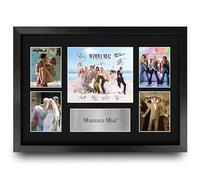 HWC Trading Mamma Mia! 1 Gifts Printed Signed Autograph Presentation Display Montage for Movie Memorabilia Fans - A3 Framed