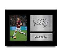 HWC Trading Mark Noble Gift Signed A4 Printed Autograph West Ham United Gifts Print Photo Picture Display