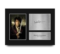 HWC Trading Martin Freeman The Hobbit Bilbo Baggins Gifts Printed Signed Autograph Picture for Movie Memorabilia Fans - A4