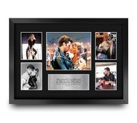 HWC Trading Maxwell Caulfield & Michelle Pfeiffer Grease 2 Gifts Printed Signed Autograph Picture Display for Movie Memorabilia Fans - A3 Framed