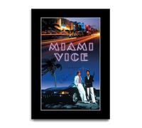 HWC Trading Miami Vice (TV Series) Gifts Printed Signed Autograph Poster for TV Memorabilia Fans (ID-003456) - A4 Print Only