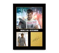 HWC Trading Michael C Hall Dexter Dexter Morgan Gifts Printed Signed Autograph Picture for TV Show Fans - A4 Print Only (ID-005904)