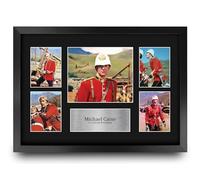 HWC Trading Michael Caine Zulu Gifts Printed Signed Autograph Picture Display for Movie Memorabilia Fans - A3 Framed