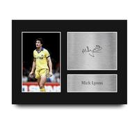HWC Trading Mick Lyons Everton Gifts Printed Signed Autograph Picture for Football Fans and Supporters - A4