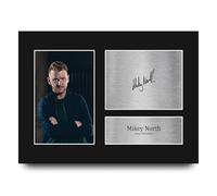 HWC Trading Mikey North Coronation Street Gary Windass Gifts Printed Signed Autograph Picture for TV Show Fans - A4