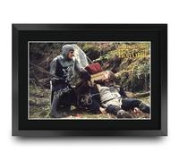 HWC Trading Monty Python and the Holy Grail Scene 2 Gifts Printed Signed Autograph Picture for Movie Memorabilia Fans - A3 Framed