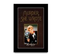 HWC Trading Murder, She Wrote Gifts Printed Signed Autograph Poster for TV Memorabilia Fans (ID-003501) - A4 Print Only