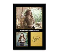 HWC Trading Natalie Dormer Game of Thrones Margaery Tyrell Gifts Printed Signed Autograph Picture for TV Show Fans - A4 Print Only (ID-005407)