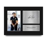 HWC Trading Nathan Fillion The Rookie John Nolan Gifts Printed Signed Autograph Picture for TV Show Fans - A4