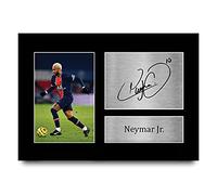 HWC Trading Neymar Jr Paris Blue and Reds Gifts Printed Signed Autograph Picture for Football Fans and Supporters - A4