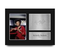 HWC Trading Nichelle Nichols Star Trek Uhura Gifts Printed Signed Autograph Picture for Movie Memorabilia Fans - A4