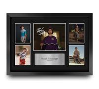 HWC Trading Noah Schnapp Strange Hawkins Thing Will Byers Gifts Printed Signed Autograph Picture for TV Show Fans - A3 Framed