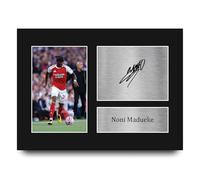 HWC Trading Noni Madueke Arsenal Gifts Printed Signed Autograph Picture for Football Fans and Supporters - A4