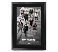 HWC Trading Now You See Me (2013) Jesse Eisenberg Gifts Printed Poster Signed Autograph Picture for Movie Memorabilia Fans - A3 Framed