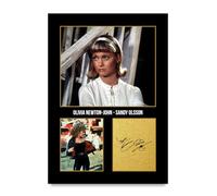 HWC Trading Olivia Newton John Olsson Grease Sandy Olsson Gifts Printed Signed Autograph Picture for Movie Memorabilia Fans - A4 Print Only (ID-005802)