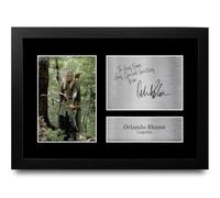 HWC Trading Orlando Bloom Personalised Gift - Signed Autograph Picture, Framed A4 Film Memorabilia with Custom Name Message for Birthday Christmas Wedding
