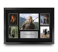 HWC Trading Orlando Bloom The Lord of the Rings Gifts Printed Signed Autograph Picture Display for Movie Memorabilia Fans - A3 Framed