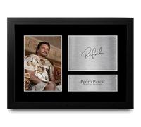 HWC Trading Pedro Pascal Gladiator 2 Gifts Printed Signed Autograph Picture for Movie Memorabilia Fans - A4 Framed