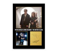 HWC Trading Peter Capaldi & Jenna Coleman Doctor Who The Doctor & Clara Gifts Printed Signed Autograph Picture for TV Show Fans - A4 Print Only (ID-006388)