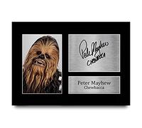 HWC Trading Peter Mayhew Gift Signed A4 Printed Autograph Star Wars Gifts Chewbacca Print Photo Picture Display