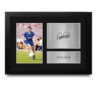 HWC Trading Peter Reid Everton Gifts Printed Signed Autograph Picture for Football Fans and Supporters - A4 Framed
