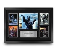 HWC Trading Peter Weller Robocop Gifts Printed Signed Autograph Picture Display for Movie Memorabilia Fans - A3 Framed