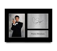 HWC Trading Pierce Brosnan Gift Signed A4 Printed Autograph James Bond Gifts 007 Print Photo Picture Display