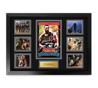 HWC Trading Predator Arnold Schwarzenegger Gifts Printed Signed Autograph Picture for Movie Memorabilia Fans - A2 Framed