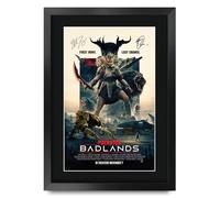 HWC Trading Predator Badlands Gifts Printed Poster Signed Autograph Picture for Movie Memorabilia Fans - A3 Framed