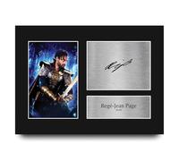 HWC Trading Regé-Jean Page Dungeons & Dragons Xenk Gifts Printed Signed Autograph Picture for Movie Memorabilia Fans - A4