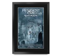 HWC Trading Resident Evil 2 Apocalypse Milla Jovovich Gifts Printed Poster Signed Autograph Picture for Movie Memorabilia Fans - A3 Framed