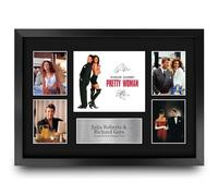 HWC Trading Richard Gere & Julia Roberts Pretty Woman Gifts Printed Signed Autograph Picture Display for Movie Memorabilia Fans - A3 Framed