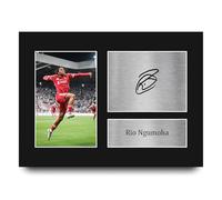 HWC Trading Rio Ngumoha Liverpool Gifts Printed Signed Autograph Picture for Football Fans and Supporters - A4