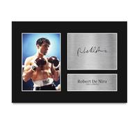 HWC Trading Robert De Niro Raging Bull Jake LaMotta Gifts Printed Signed Autograph Picture for Movie Memorabilia Fans - A4 (ID-011918)